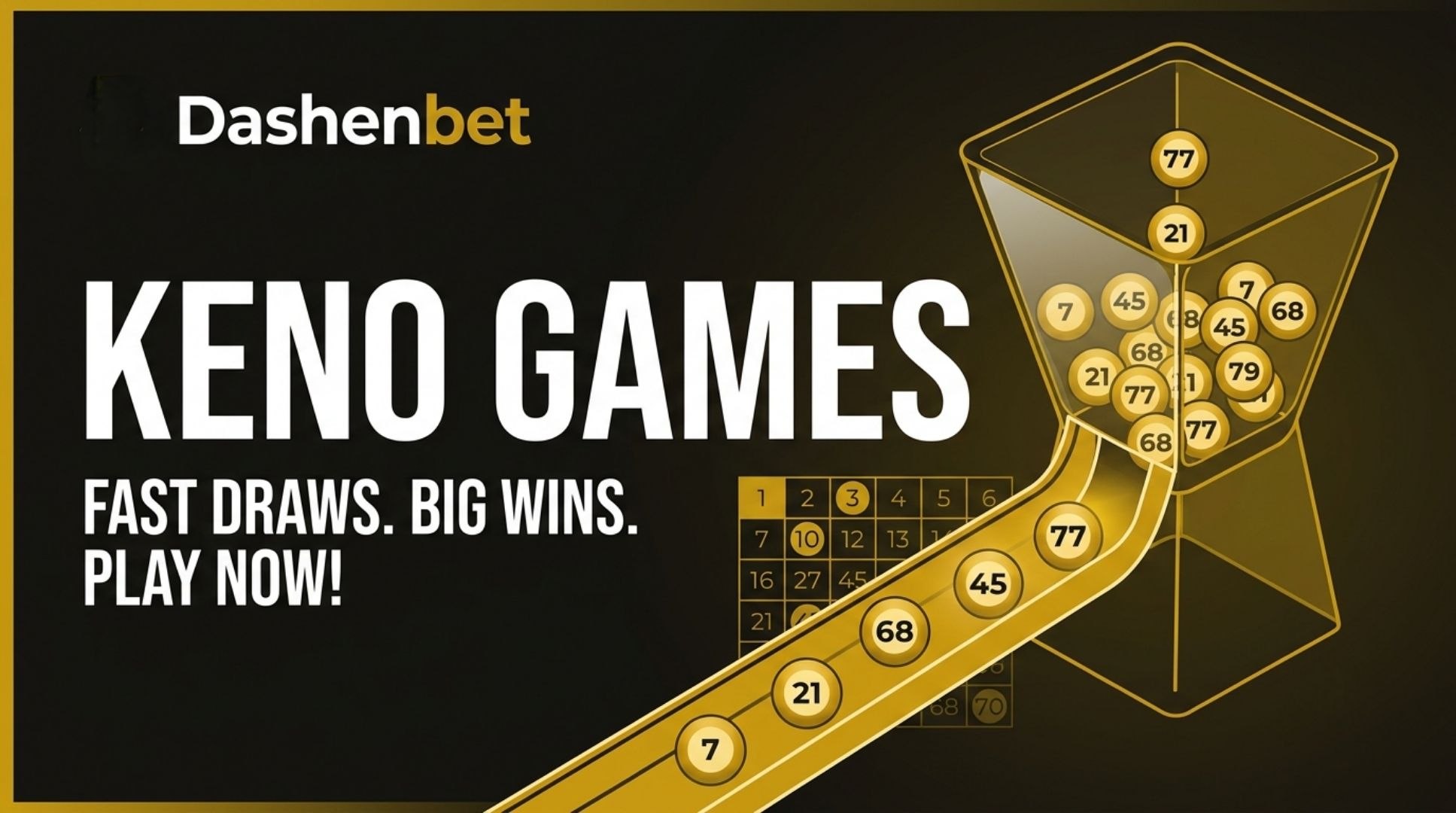 Keno Games Banner